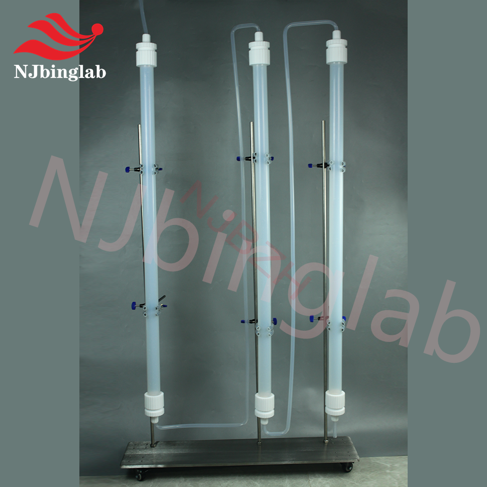 Pfa Filter Column with Sieve Plate Resistant To HF, Support Customization-NJbinglab