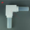 PFA Flare Joint Equal Diameter 90° Elbow Joint PFA Double Flare Elbow Semiconductor Tube