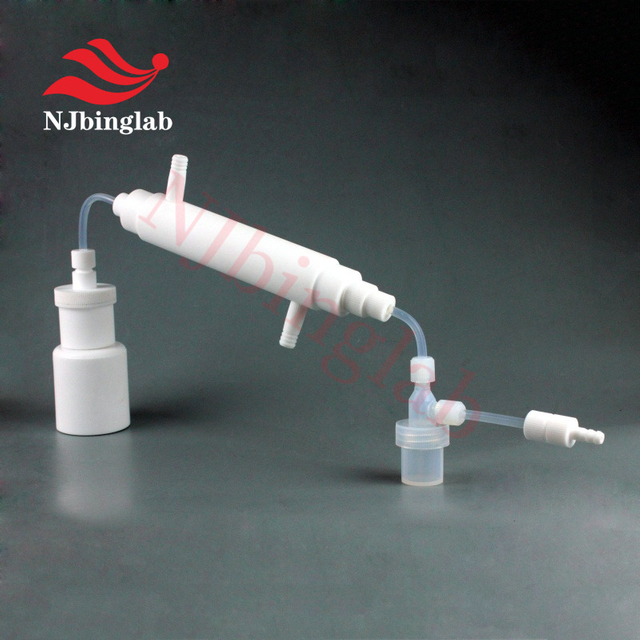 PTFE 250ml Condenser Hydrogen Fluoride Condensation Unit