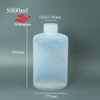 5L Electronic Grade PFA Reagent Bottle High Purity Reagent Pfa Sample Bottle Up To Up-ssss Grade PFA Bottle