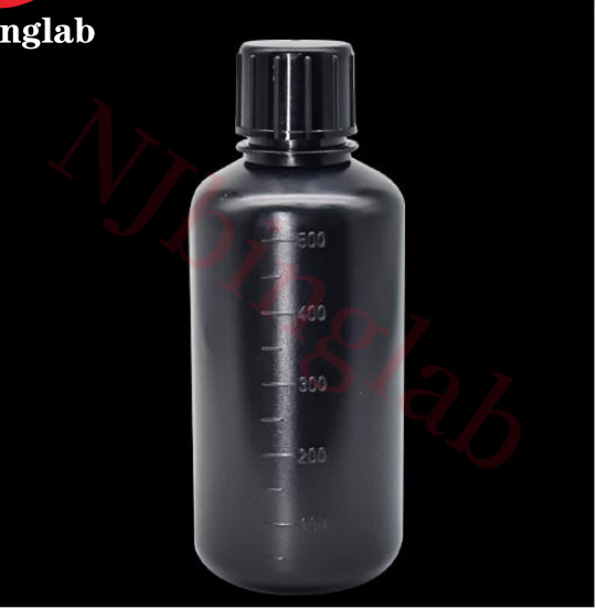 HDPE Graduated Bottle Brown Narrow-Mouth