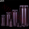 HDPE Wide Mouth Brown Round Bottle