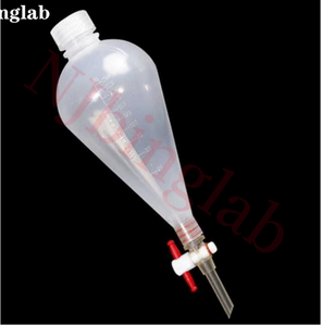 PP Pear-shaped Separatory Funnel Screw Cap 
