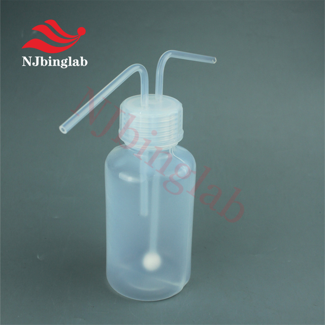 PFA Gas Washing Bottle, 500ml, Equipped with PTFE Foam Balls, for Agilent ICP-MS