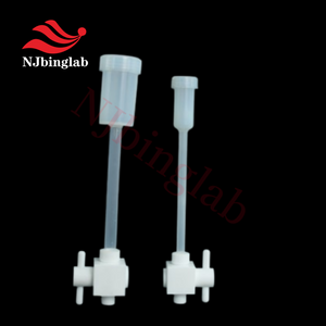 Custom PFA Microcolumn with PTFE Valve