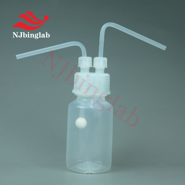 PFA 100ml Gas Purification Bottle with Screw Cap