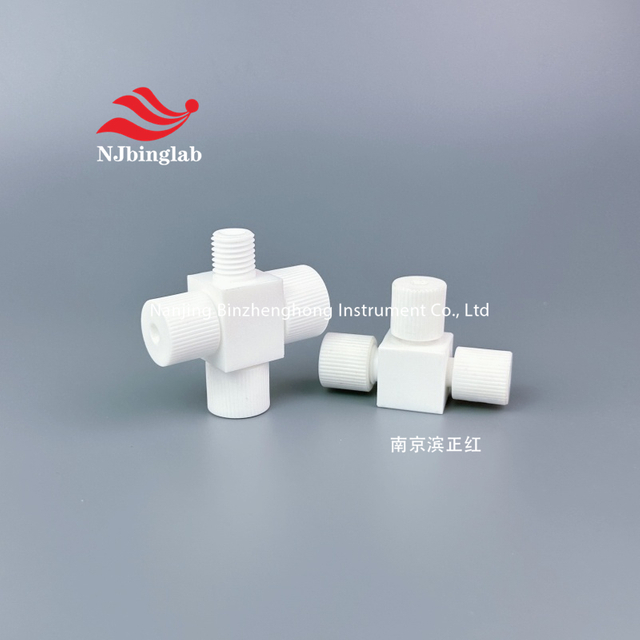 PTFE Valve Two-way Three-way Low Background Size Can Be Customized