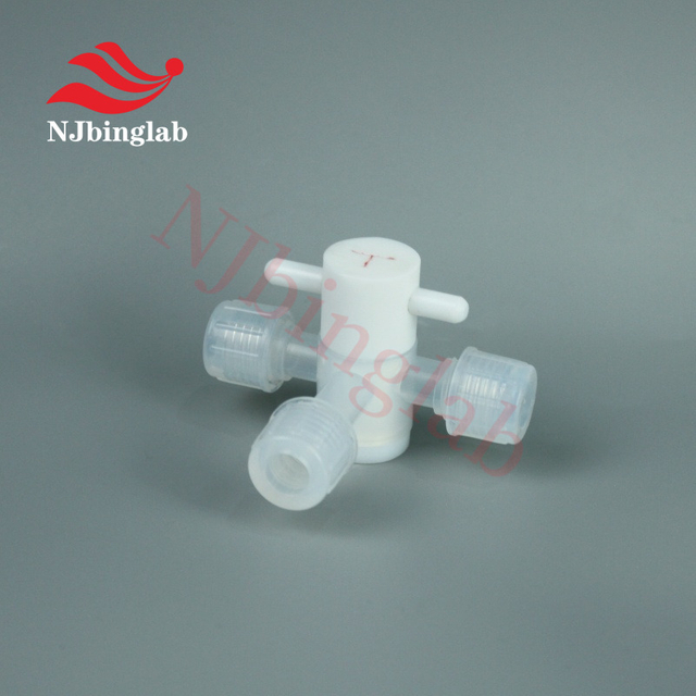 Three-ways PFA Valve Corrosion Resistant，Ultra-high Purity 