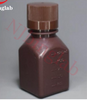 HDPE Square Bottle Brown Narrow-Mouth