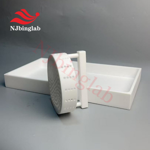 Custom PTFE Tray with PTFE Filter Basket Draing Lab Utensils