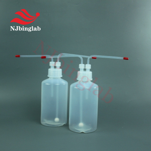 PFA 1000ml Gas Purification Bottle with Integrated Screw Cap